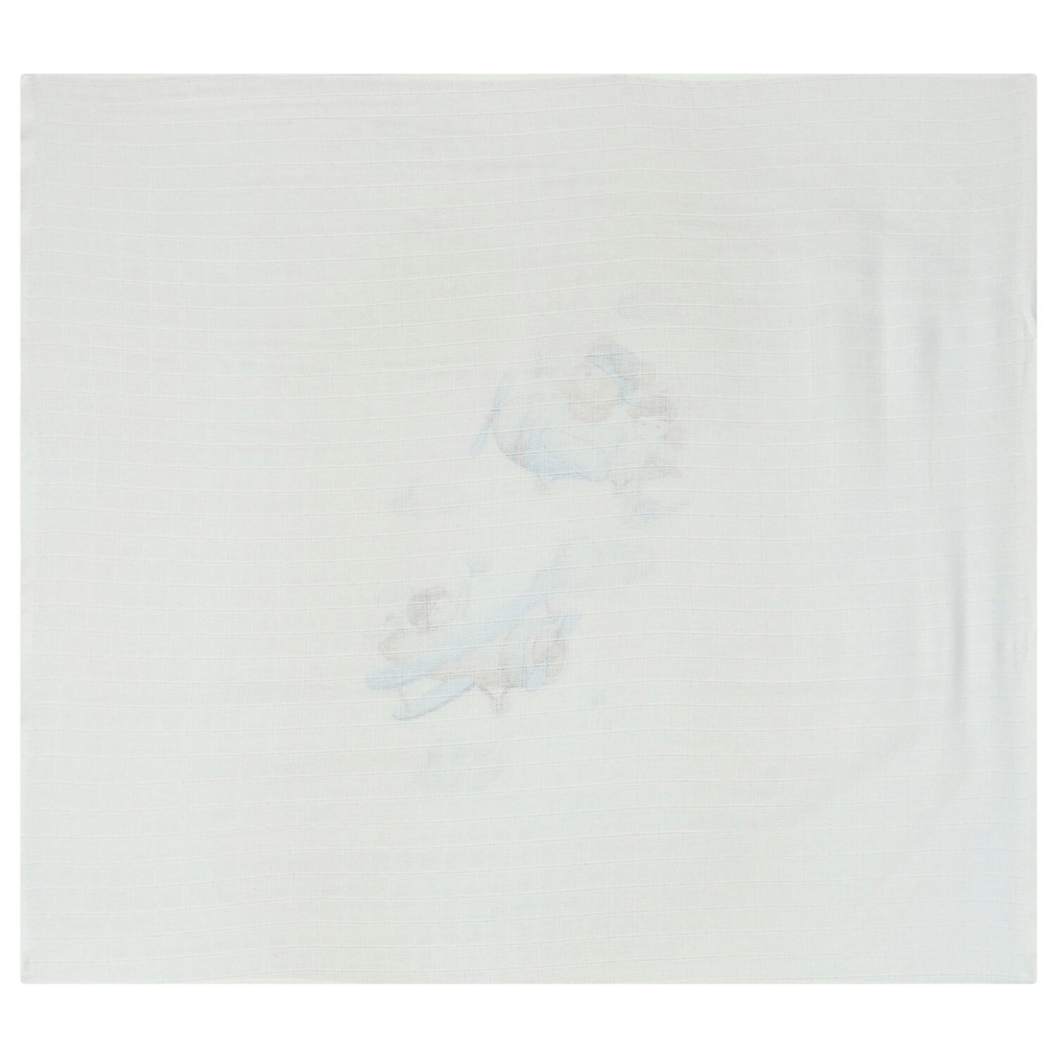 Baby Boys White & Blue Muslin Swaddles (3-Pack), 2, hi-res